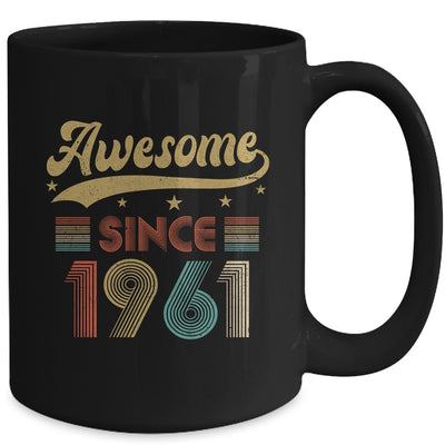 Vintage 62 Birthday Decorations Men Women Awesome Since 1961 Mug | teecentury