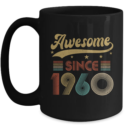 Vintage 63 Birthday Decorations Men Women Awesome Since 1960 Mug | teecentury