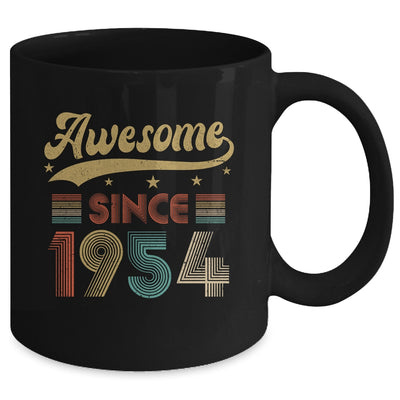 Vintage 69 Birthday Decorations Men Women Awesome Since 1954 Mug | teecentury