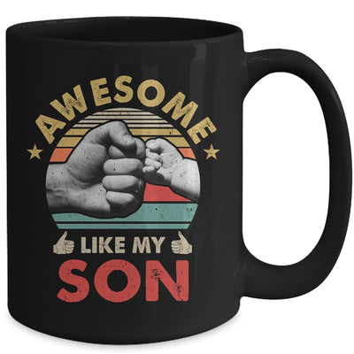 Vintage Awesome Like My Son Fathers Day Mug | teecentury