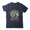 Vintage Awesome Like My Two Sons Fathers Day Shirt & Hoodie | teecentury