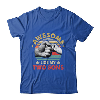 Vintage Awesome Like My Two Sons Fathers Day Shirt & Hoodie | teecentury