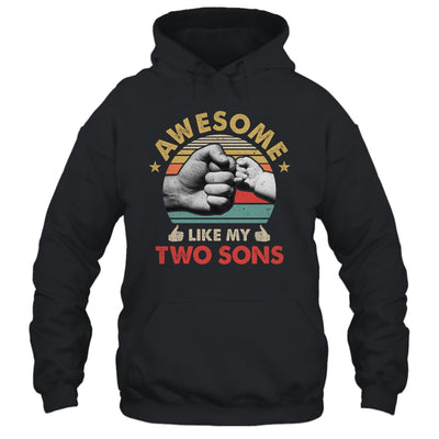 Vintage Awesome Like My Two Sons Fathers Day Shirt & Hoodie | teecentury