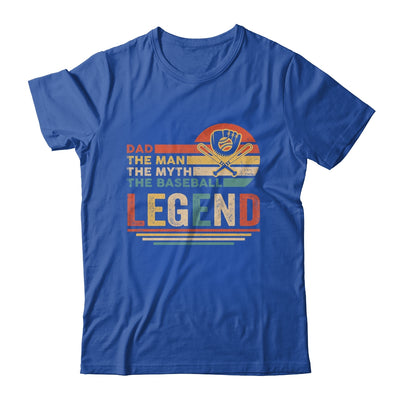 Vintage Baseball Dad The Man The Myth The Legend T-Shirt & Hoodie | Teecentury.com