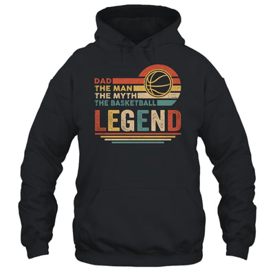 Vintage Basketball Dad The Man The Myth The Legend T-Shirt & Hoodie | Teecentury.com