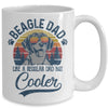 Vintage Beagle Dad Like A Regular Dad But Cooler Funny Mug Coffee Mug | Teecentury.com