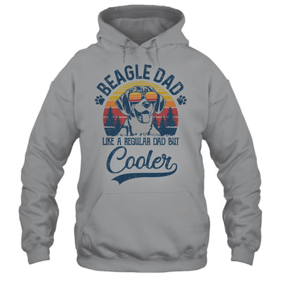 Vintage Beagle Dad Like A Regular Dad But Cooler Funny T-Shirt & Hoodie | Teecentury.com