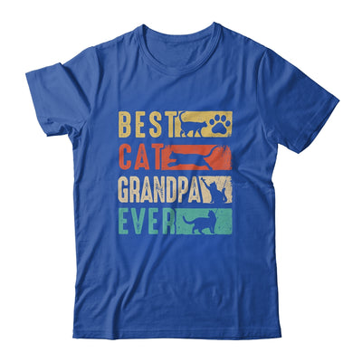 Vintage Best Cat Grandpa Ever Retro Mothers Day Cat Lovers Shirt & Hoodie | teecentury