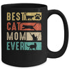 Vintage Best Cat Mom Ever Retro Mothers Day Cat Lovers Mug | teecentury