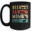 Vintage Best Cat Mom Ever Retro Mothers Day Cat Lovers Mug | teecentury