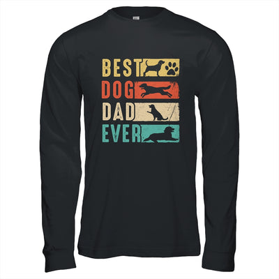 Vintage Best Dog Dad Ever Retro Fathers Day Dog Lovers Shirt & Hoodie | teecentury
