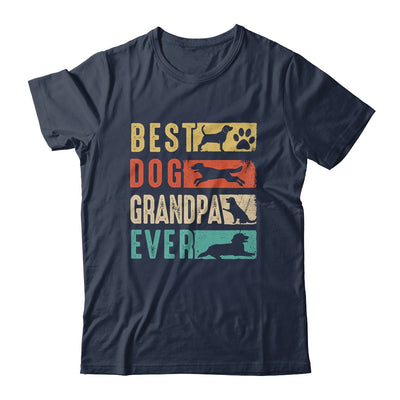 Vintage Best Dog Grandpa Ever Retro Mothers Day Dog Lovers Shirt & Hoodie | teecentury