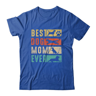 Vintage Best Dog Mom Ever Retro Mothers Day Dog Lovers Shirt & Tank Top | teecentury