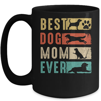 Vintage Best Dog Mom Ever Retro Mothers Day Dog Lovers Mug | teecentury
