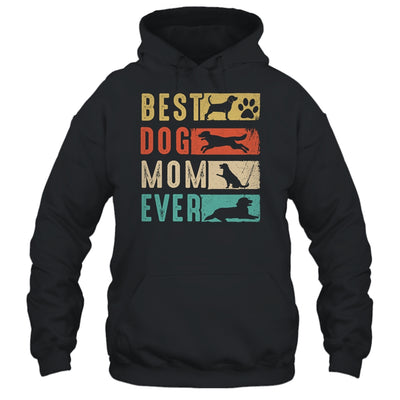 Vintage Best Dog Mom Ever Retro Mothers Day Dog Lovers Shirt & Tank Top | teecentury
