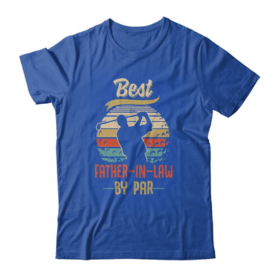 Vintage Best Father In Law By Par Fathers Day Funny Golf T-Shirt & Hoodie | Teecentury.com