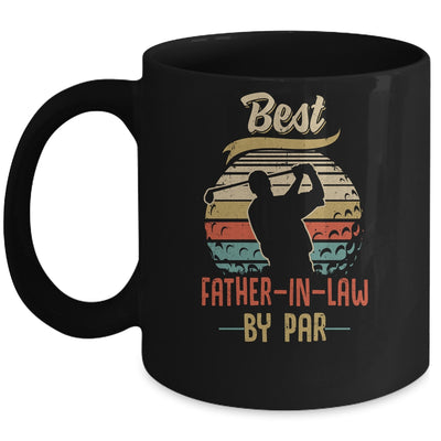 Vintage Best Father In Law By Par Fathers Day Funny Golf Mug Coffee Mug | Teecentury.com