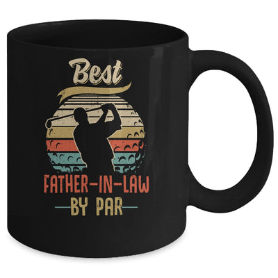 Vintage Best Father In Law By Par Fathers Day Funny Golf Mug Coffee Mug | Teecentury.com