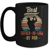 Vintage Best Father In Law By Par Fathers Day Funny Golf Mug Coffee Mug | Teecentury.com