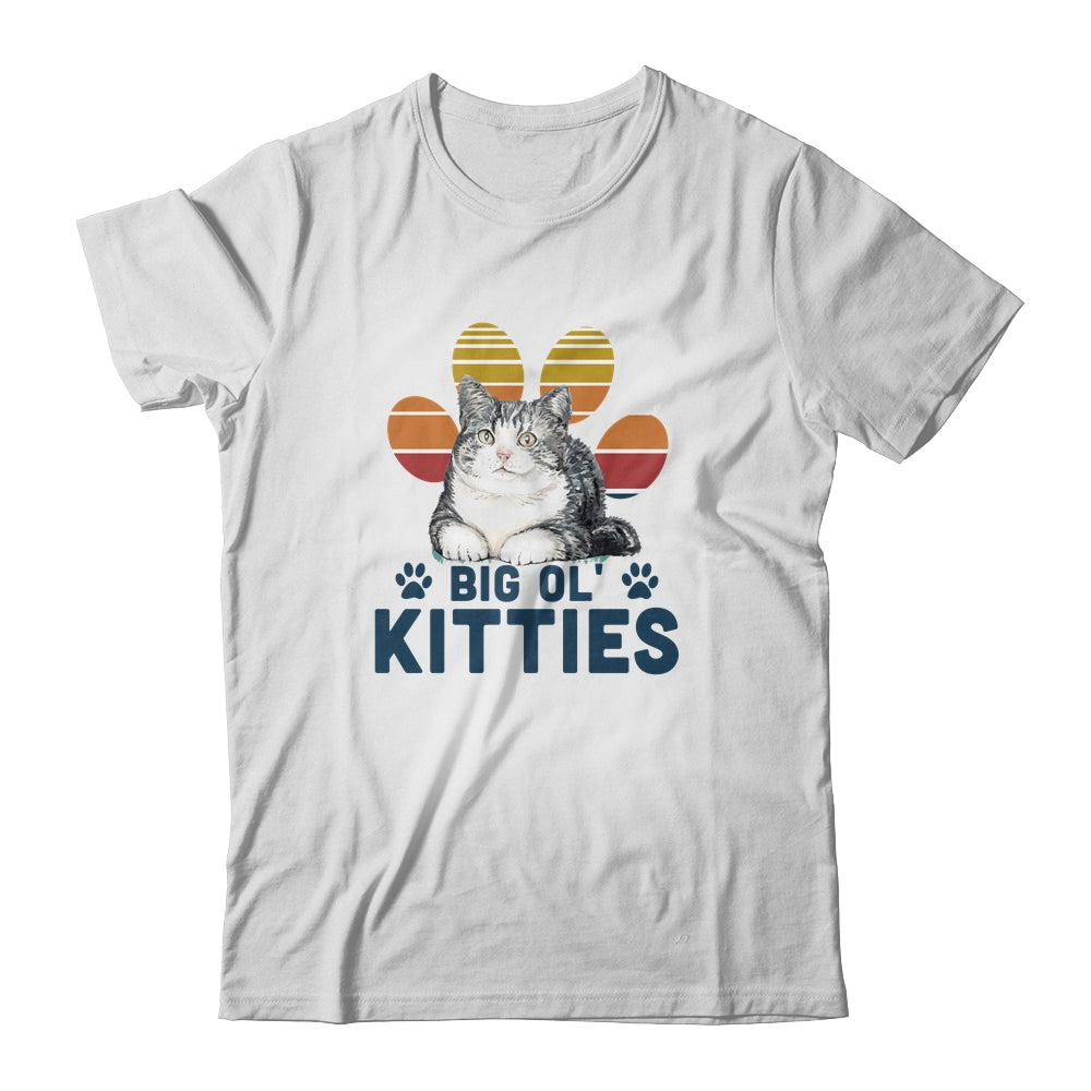 Vintage Big Ol' Kitties Funny Big Cat Lover T-Shirt & Tank Top | Teecentury.com