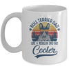 Vintage Bull Terrier Dad Like A Regular Dad But Cooler Funny Mug Coffee Mug | Teecentury.com