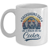 Vintage Dachshund Dad Like A Regular Dad But Cooler Funny Mug Coffee Mug | Teecentury.com