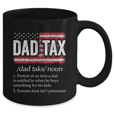 Vintage Dad Tax Definition Funny Fathers Day Mug | teecentury