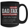 Vintage Dad Tax Definition Funny Fathers Day Mug | teecentury