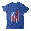 Vintage Fishing Reel Cool Grandpa Gift USA Flag T-Shirt & Hoodie | Teecentury.com