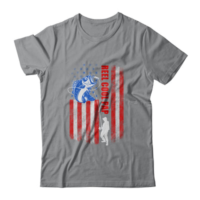 Vintage Fishing Reel Cool Pap Gift USA Flag T-Shirt & Hoodie | Teecentury.com