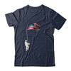 Vintage Fishing Rod American Flag Funny Fishing Gift T-Shirt & Hoodie | Teecentury.com