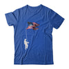Vintage Fishing Rod American Flag Funny Fishing Gift T-Shirt & Hoodie | Teecentury.com