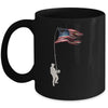 Vintage Fishing Rod American Flag Funny Fishing Gift Mug Coffee Mug | Teecentury.com