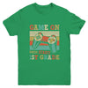Vintage Game On Press Start 1st Grade Gamer Back To School Youth Shirt | teecentury