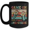 Vintage Game On Press Start 2nd Grade Gamer Back To School Mug | teecentury