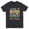 Vintage Game On Press Start 2nd Grade Gamer Back To School Youth Shirt | teecentury