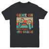 Vintage Game On Press Start 4th Grade Gamer Back To School Youth Shirt | teecentury