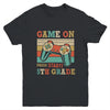 Vintage Game On Press Start 5th Grade Gamer Back To School Youth Shirt | teecentury