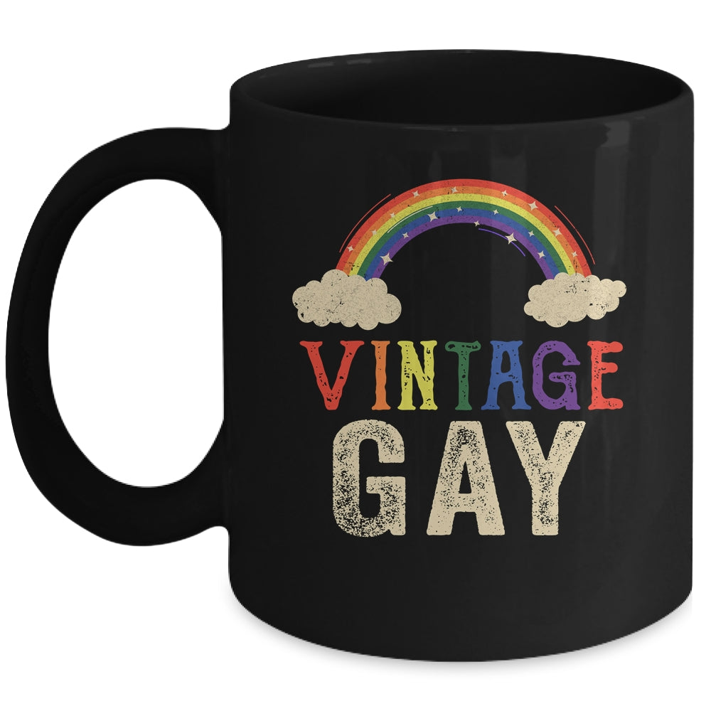 Vintage Gay LGBT Retro Gay Pride Month Funny LGBTQ Mug Coffee Mug | Teecentury.com