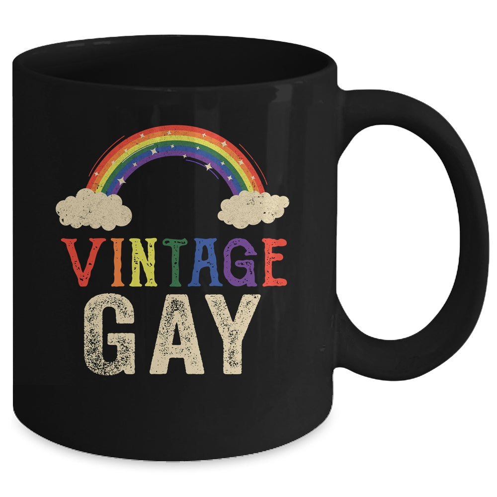 Vintage Gay LGBT Retro Gay Pride Month Funny LGBTQ Mug Coffee Mug | Teecentury.com