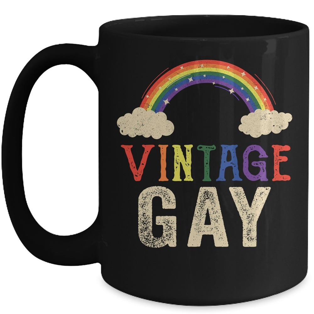 Vintage Gay LGBT Retro Gay Pride Month Funny LGBTQ Mug Coffee Mug | Teecentury.com