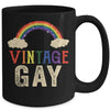 Vintage Gay LGBT Retro Gay Pride Month Funny LGBTQ Mug Coffee Mug | Teecentury.com