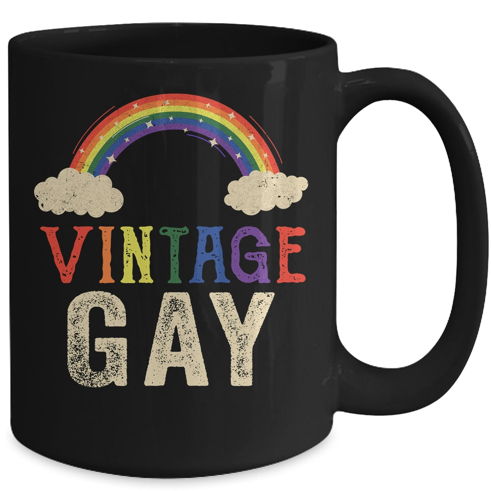 Vintage Gay LGBT Retro Gay Pride Month Funny LGBTQ Mug Coffee Mug | Teecentury.com