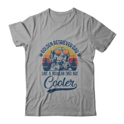 Vintage Golden Retriever Dad Like A Regular Dad But Cooler Funny T-Shirt & Hoodie | Teecentury.com