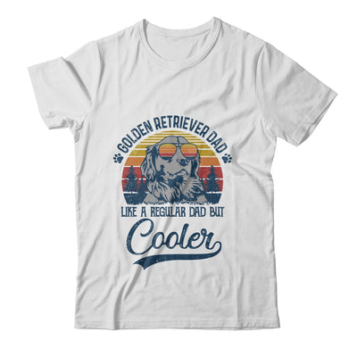 Vintage Golden Retriever Dad Like A Regular Dad But Cooler Funny T-Shirt & Hoodie | Teecentury.com