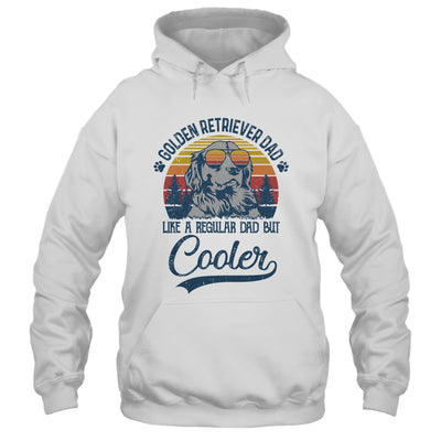 Vintage Golden Retriever Dad Like A Regular Dad But Cooler Funny T-Shirt & Hoodie | Teecentury.com