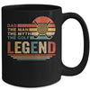 Vintage Golf Dad The Man The Myth The Legend Mug Coffee Mug | Teecentury.com