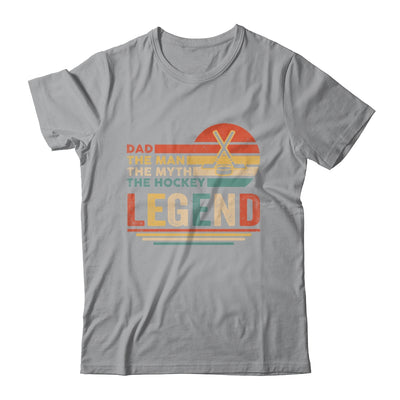 Vintage Hockey Dad The Man The Myth The Legend T-Shirt & Hoodie | Teecentury.com