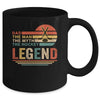 Vintage Hockey Dad The Man The Myth The Legend Mug Coffee Mug | Teecentury.com