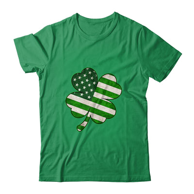 Vintage Irish American Flag Shamrock St Patricks Day Shirt & Hoodie | teecentury